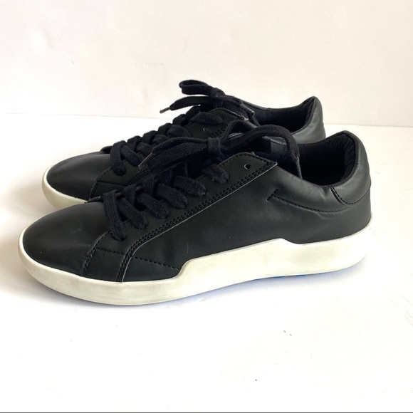 Zara black sneakers white and blue sole - Picture 4 of 10
